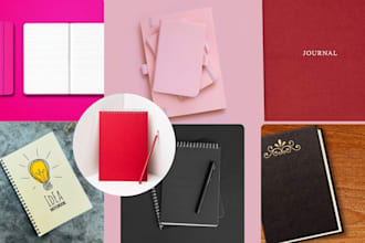 do custom notebook, journal, kdp cover, planner  cover and pages