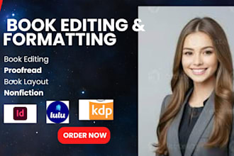 proofread, developmental edit, format for memoir kdp ,novel, fiction, nonfiction
