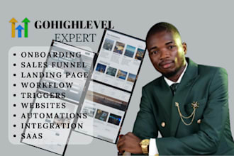 design gohighlevel landing page gohighlevel sales funnel
