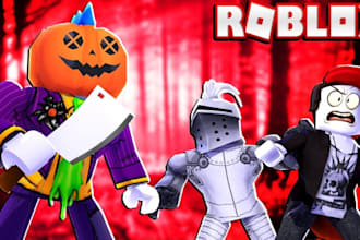 create roblox environment for game,map,roblox ui ux design,game level design