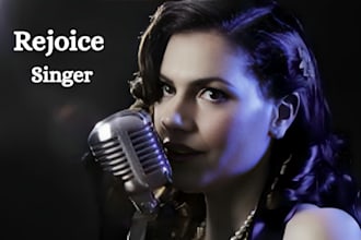 record female lead vocal, backing vocals, female song duet, demo and harmony