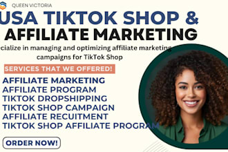 do USA tiktok shop tiktokshop affiliate manager affiliate marketing management