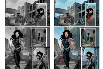 draw graphic novel comic book manga anime storyboard art nsfw book cover
