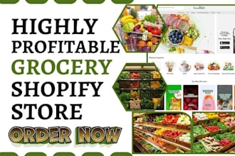 design grocery shopify food recipe seasoning store restaurant chicken website