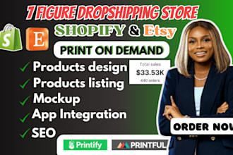 do shopify print on demand, etsy print on demand, etsy pod, printful, printify