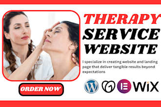 build therapy, hypnotherapy website, healthcare wellness acupuncture website