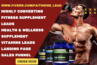generate fitness supplement leads health and wellness supplement vitamin leads