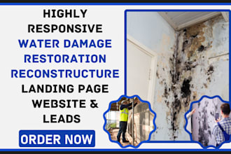 design water damage restoration mold remediation flood damage repair website