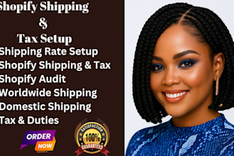 set up shopify shipping and tax, taxes and duties, setup shopify store design