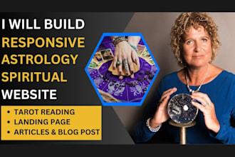build astrology website spiritual metaphysical tarot reading website blog post