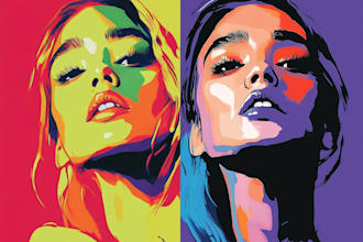 make a beautiful wpap pop art portrait