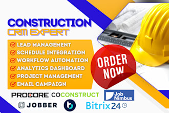 do construction crm procore coconstruct buildertrend jobnimbus jobber bitrix24