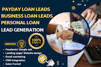 generate payday loan leads  business loan leads loan leads personal loan leads