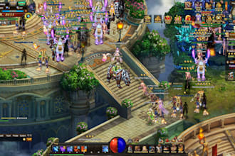 develop a mmorpg  game open world game   moba game rp game