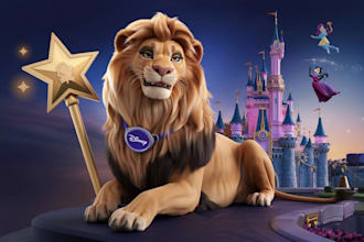 create a unique disney pet portrait