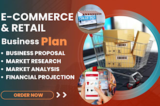 craft online ecommerce business plan with financial model for startups in usa uk