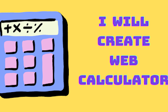 create custom web calculator for your website