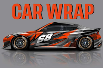create professional r design, vehicle wrap, van wrap design