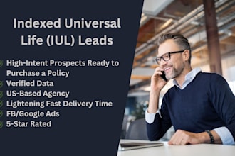 generate indexed universal life iul leads