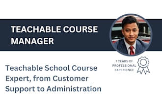 manage your teachable school courses