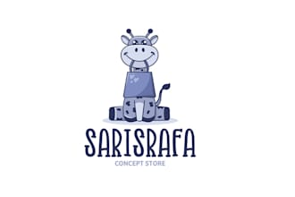 professional and cute logo design for your baby store