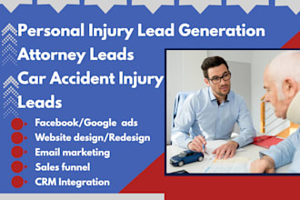 personal injury leads , car accident, injury claim leads auto accident leads