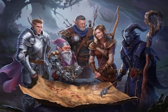draw your dnd party