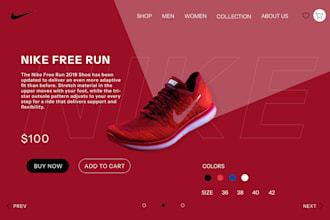 design professional website banner, shopify banner, web slider
