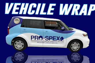 create professional trailer wrap, food box trailer, food cart vehicle wrap
