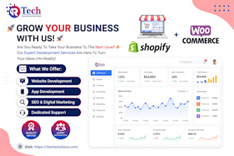 design a modern ecommerce website for your business