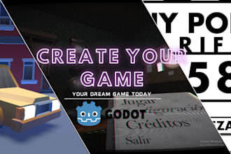 do a simple game using godot engine