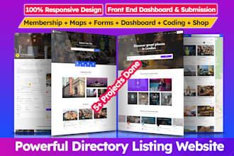 create business directory listing website using mylisting or listingpro theme
