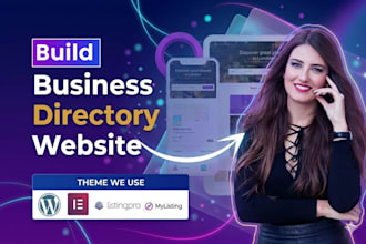 create business directory listing website using mylisting or listingpro theme