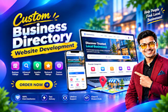 create business directory listing website using mylisting or listingpro theme