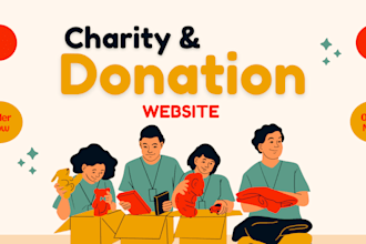 build crowdfunding, charity, ngo, fundraising, donation website
