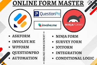 setup askform involve me wpform questionpro ninja form survey form jotform