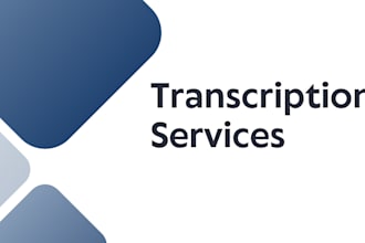 do transcription of audio and video