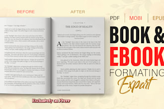 expert amazon KDP book formatting, professional paperback, and kindle ebook