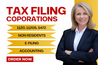 efile form 1040, 5472, 1065, and 1120 for US tax returns and us tax filing