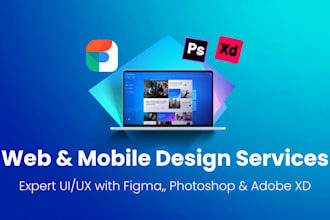 create appealing figma website and saas landing page