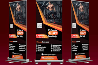design roll up, retractable pull up banner or banner
