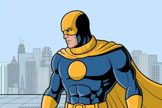 design a superhero comic character