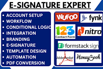 do honeybook wufoo adobe acrobat nitro pro formstack sign 123contactform fynk VA