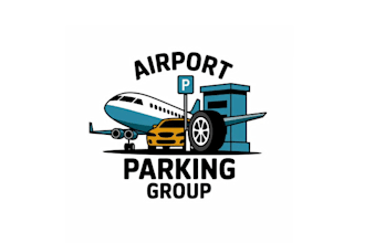design sustainability airport parking logo