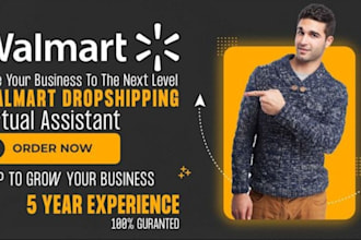 be your virtual assistant for wfs and walmart dropshipping upto 70k