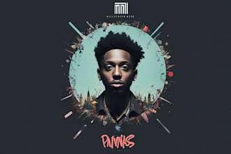 illustrate album cover art or single cover art