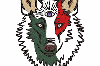 do embroidery digitizing into dst, pes, jef in one hour