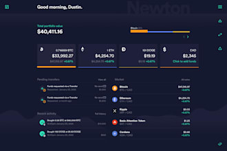 develop exchange website, crypto exchange website, wallet app and mint app
