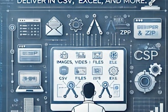 do expert web scraping for images, videos, files, data extraction from websites