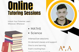 be your online maths and science tutor for any class